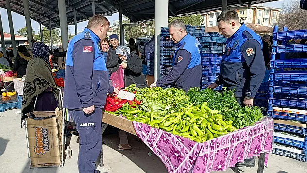 Havza'da Ramazan denetimleri: Pazar yerinde fiyat ve düzen kontrolü