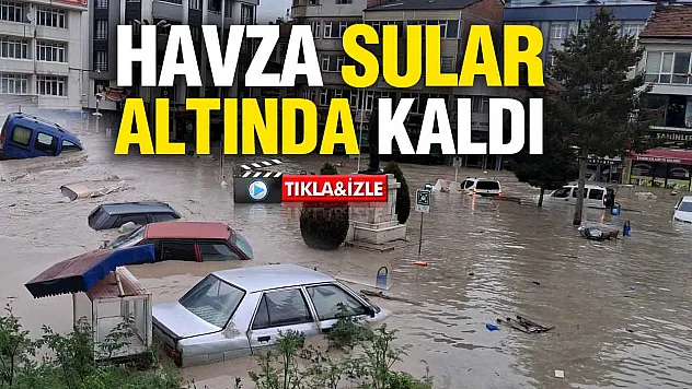 Havza'da sel felaketi