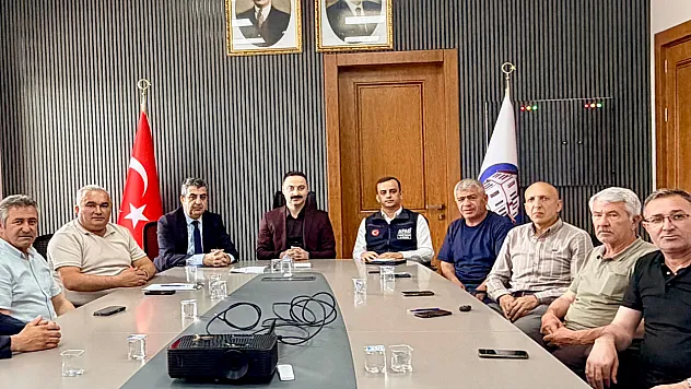 Havza'da sel sonrası yapılan çalışmalar değerlendirildi