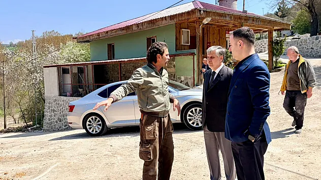 Havza Kaymakamı Ayvat'tan Gelincik ve Eymir'e ziyaret