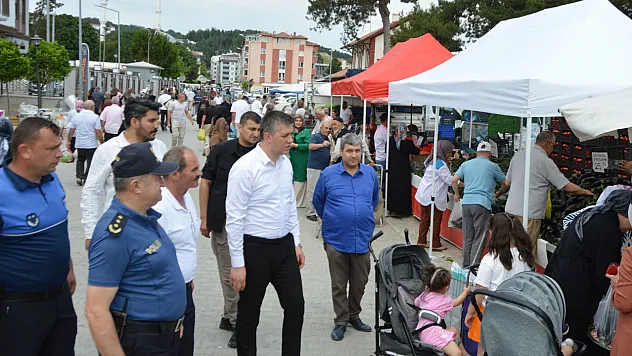 Havza Kaymakamı Serin'den esnaf ve pazar yeri ziyareti