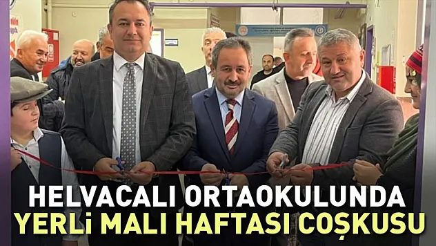 Helvacalı Ortaokulunda Yerli Malı Haftası Coşkusu