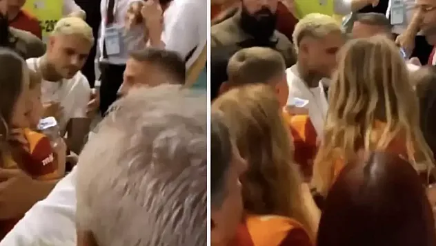 Icardi, Galatasaraylı taraftara kafa attı