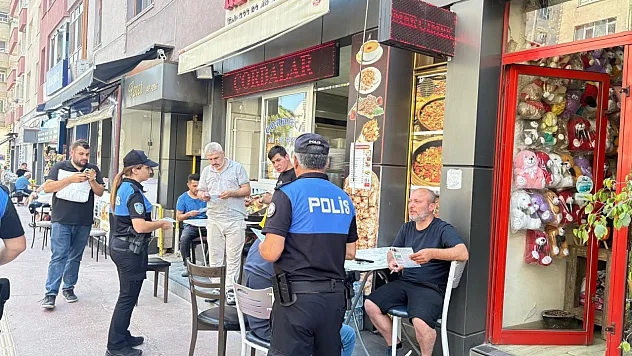 İlkadım'da esnafa güvenlik bilgilendirmesi: 108 iş yeri ziyaret edildi