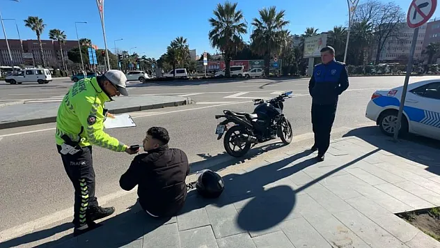 İlkadım'da motosiklet kazası