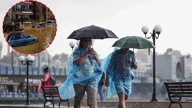 İstanbul'da sağanak hayatı felç etti! Yollar göle döndü, araçlar mahsur kaldı