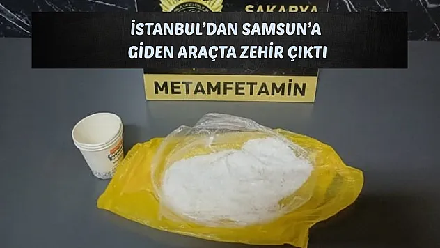 İstanbul'dan Samsun'a zehir taşıyan araca Sakarya'da narkotik darbesi!