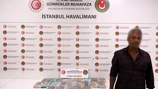 İstanbul Havalimanı'nda 206 milyon liralık uyuşturucu operasyonu
