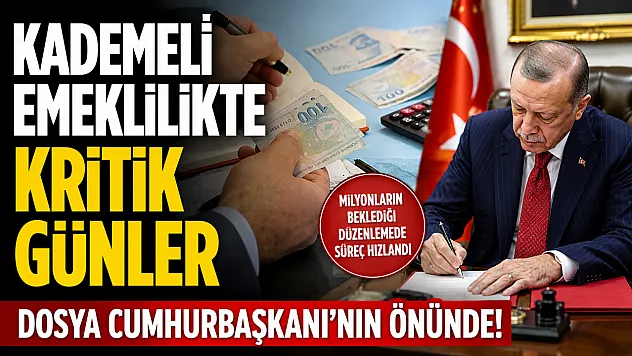 Kademeli Emeklilik için Ankara'da kritik temas