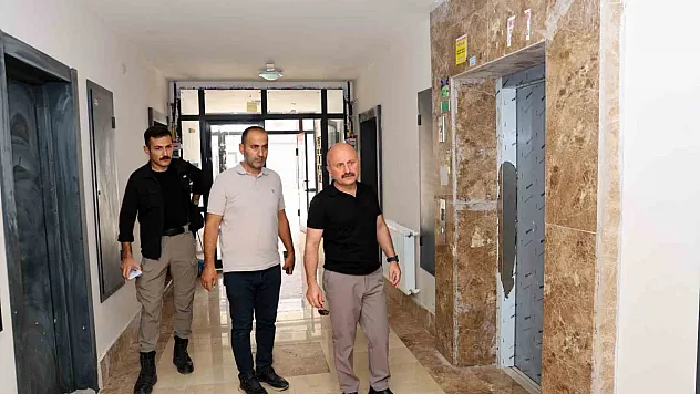 Kalıcı Deprem Konutları denetledi