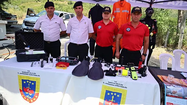 KapıkayaFest'te jandarma standına yoğun ilgi