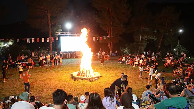 Kapıkayafest'te kamp ateşi yakıldı