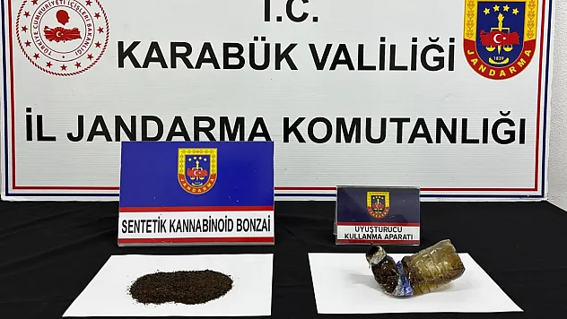 Karabük'te 3 şahıs uyuşturucudan gözaltına alındı