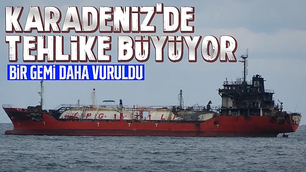 Karadeniz'de sivil gemiler dron saldırısına uğradı