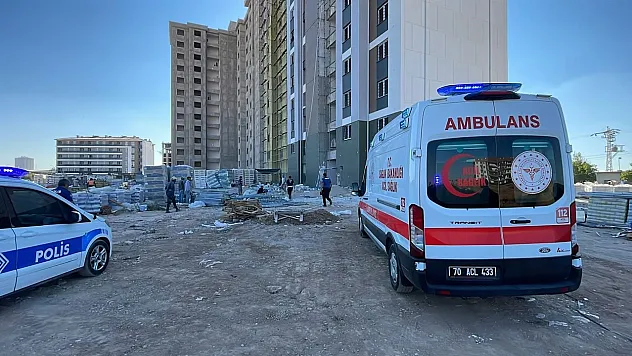 Karaman'da 12. kattan asansör boşluğuna düşen işçi hayatını kaybetti