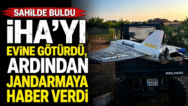 Karasu sahiline vuran İHA ekipleri harekete geçirdi