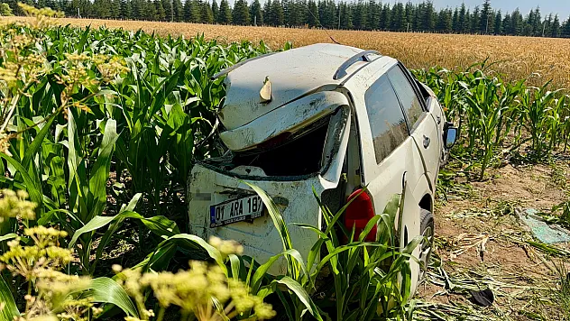 Kargo kamyonu otomobile çarptı: 5 yaralı