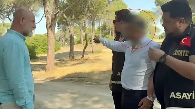 Karısını gömdüğü yeri böyle gösterdi