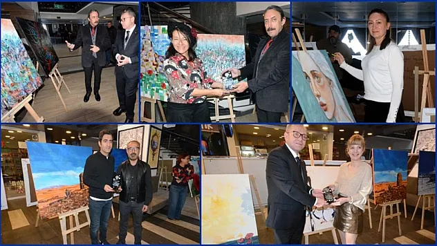 Kars'ın güzellikleri tuvale taşındı