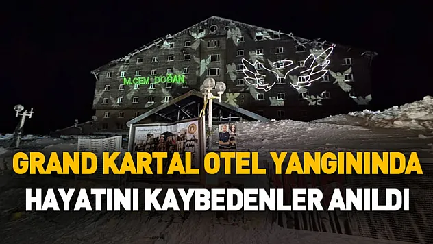 Kartalkaya'daki Grand Kartal Otel Yangınında Hayatını Kaybedenler Anıldı