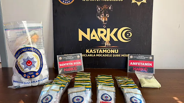 Kastamonu'da düzenlenen operasyonunda 3 şüpheli yakalandı