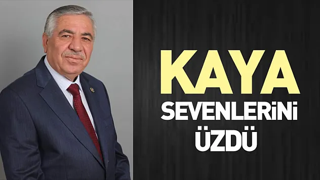 Kaya, sevenlerini üzdü