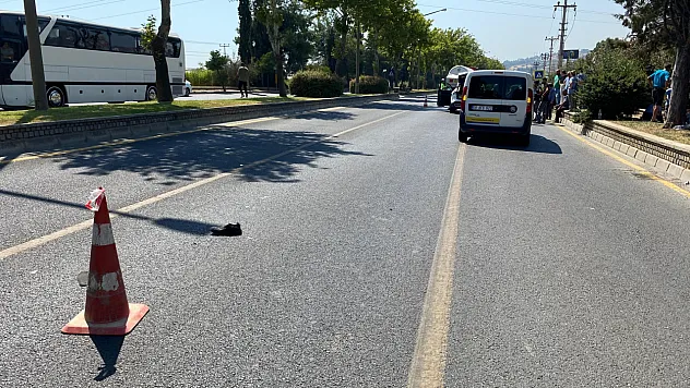 Kazada ağır yaralanan çocuk hastaneye kaldırıldı