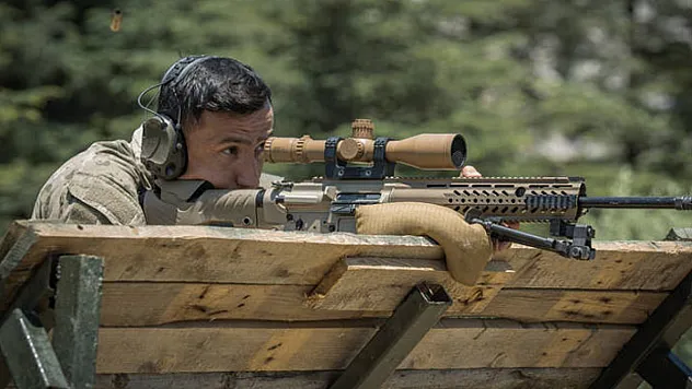 Keskin nişancıları, uluslararası yarışmalara zorlu eğitimlerle hazırlanıyor