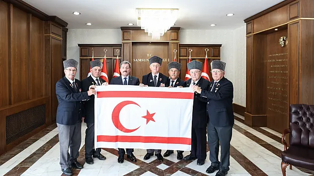 Kıbrıs Gazilerinden Vali Tavlı'ya Anlamlı Ziyaret