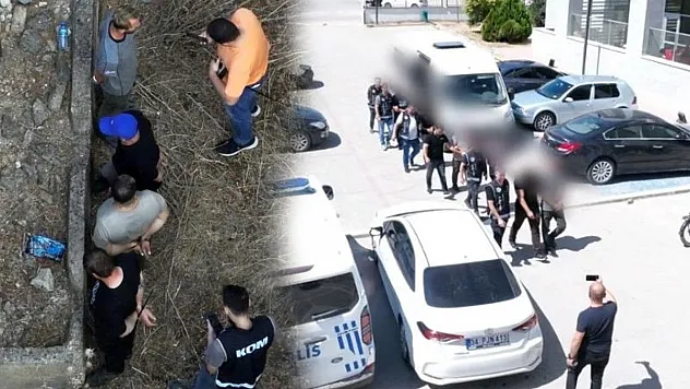 Kırklareli'nde metruk binada kaçak kazı operasyonu 5 tutuklama