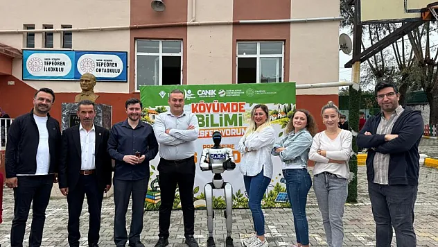 Kırsal okulda teknoloji sürprizi: CANİKMAN öğrencilerle buluştu