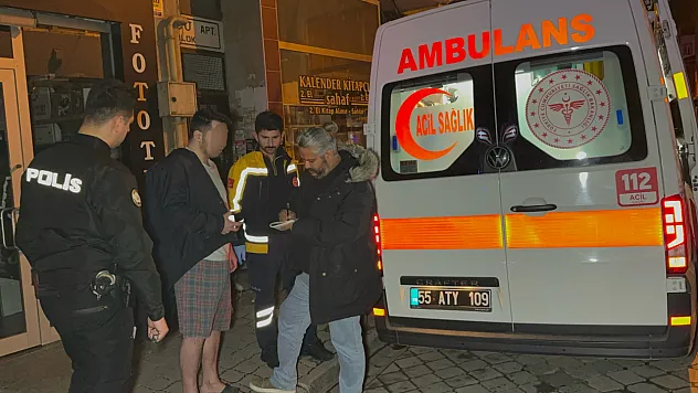 Komşu kavgasında balta dehşeti