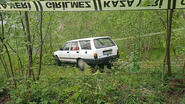 Kontrolden çıkan otomobil fındık bahçesine uçtu: 1 ölü