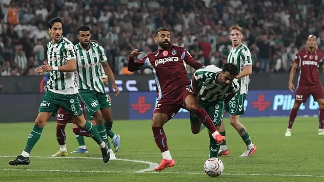 Konyaspor'dan Trabzonspor'a erken şok: 1-0