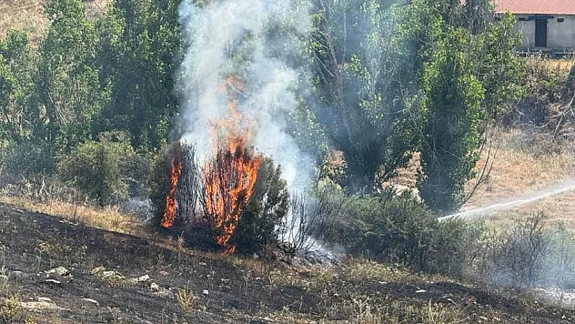 Kula'da makilik alanda çıkan yangında 30 dönüm alan zarar gördü