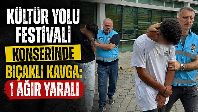 Kültür Yolu Festivali konserinde bıçaklı saldırı: 2 çocuk cezaevine gönderildi