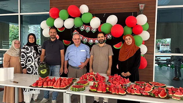 Kur'an kursu öğrencileri için serinleten etkinlik