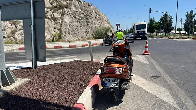 Kütahya'da motosiklet kazası: 1 yaralı