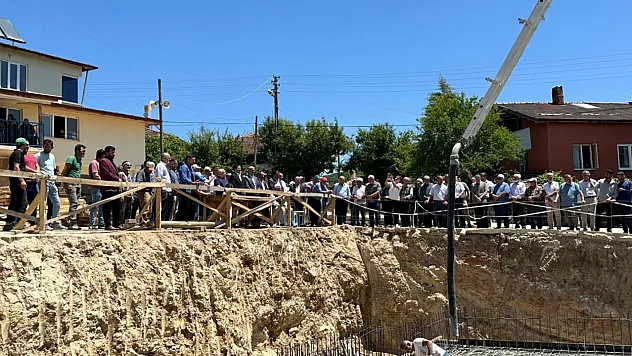 Ladik'te cami temeli atıldı