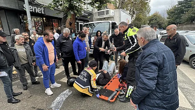 Lise öğrencisi kazada yaralandı