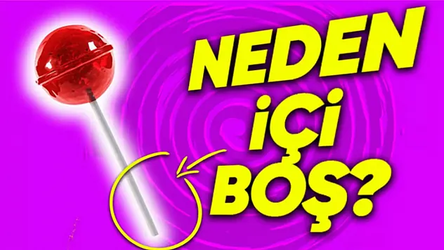 Lolipop çubuklarındaki deliklerin sırrı ortaya çıktı
