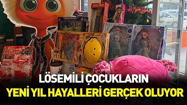 Lösemili çocukların yeni yıl hayalleri gerçek oluyor