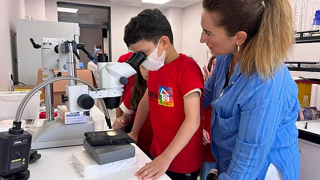LÖSEV'li çocuklar OMÜ'de bilimin izini sürdü