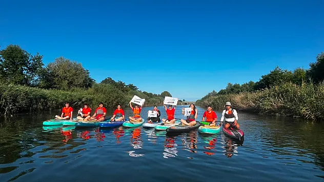 LÖSEV'li gençler sup board etkinliğinde doğayla buluştu