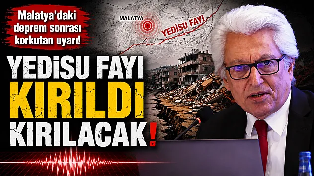 Malatya'daki deprem sonrası korkutan uyarı!