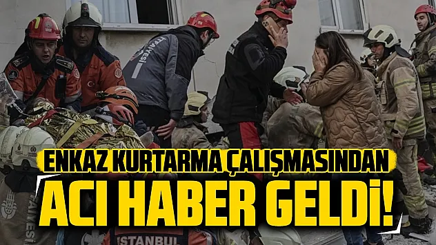 Maltepe'de binanın çökmesi sonucu 2 kişi hayatını kaybetti