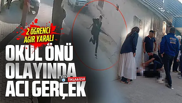 Manisa'da okul önünde silahlı saldırı: 2 öğrenci yaralandı