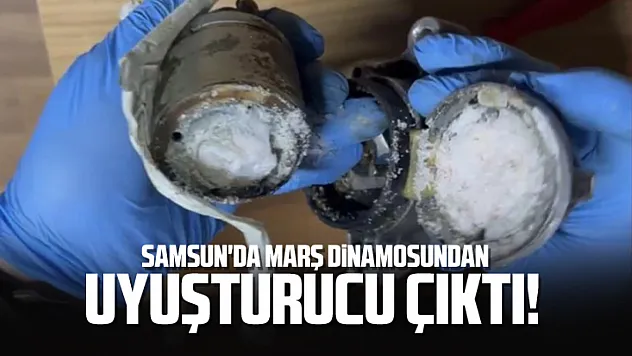 Marş Dinamosundan Uyuşturucu Çıktı!