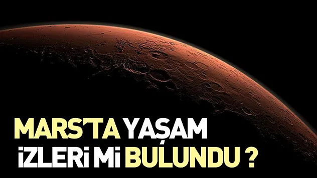 Mars'ta yaşam izleri mi bulundu ?