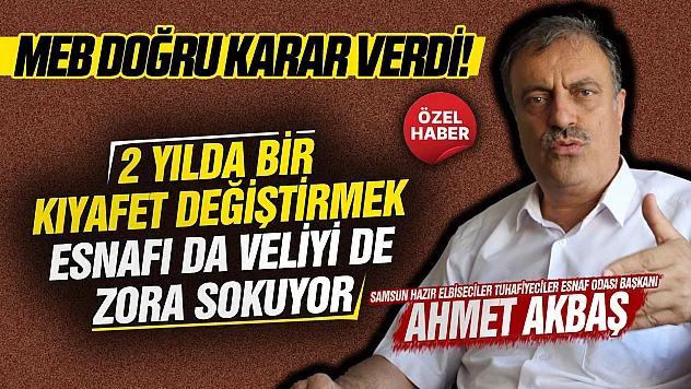 MEB'in okul kıyafeti kararı Samsun esnafını memnun etti